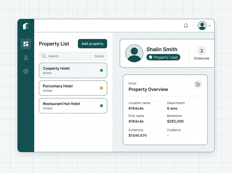 Property Workspaces · secure role-based spaces for every property